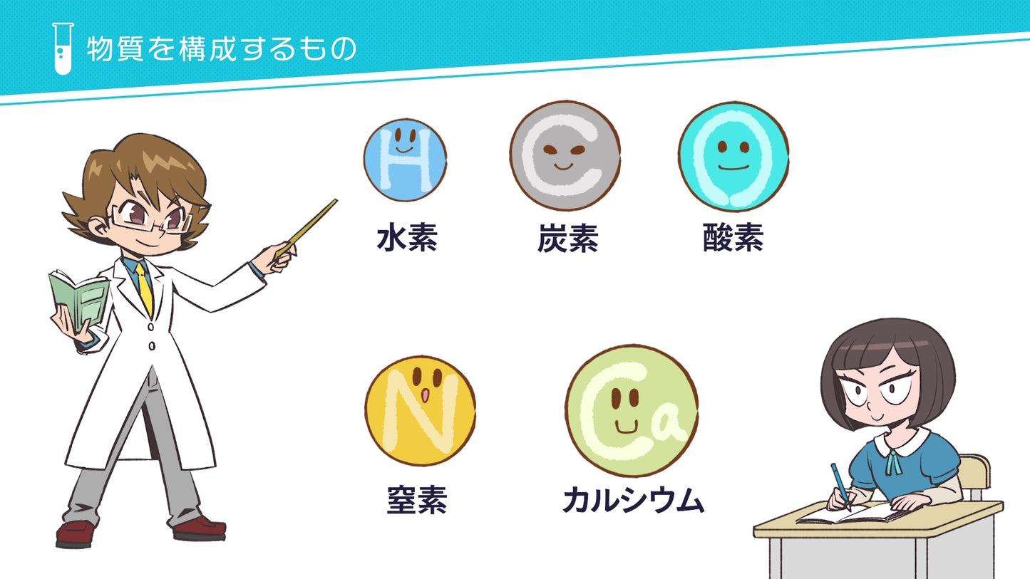 【全巻セット】こっそり学ぶ!はじめての理科DVD全6巻【化学】